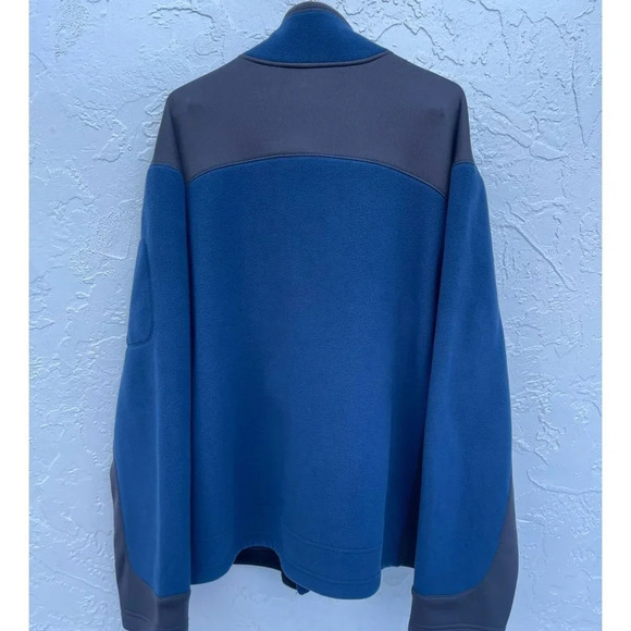 Tek Gear Mens Soft Fleece Full Zip Jacket Blue Sz XXL - Picture 8 of 9
